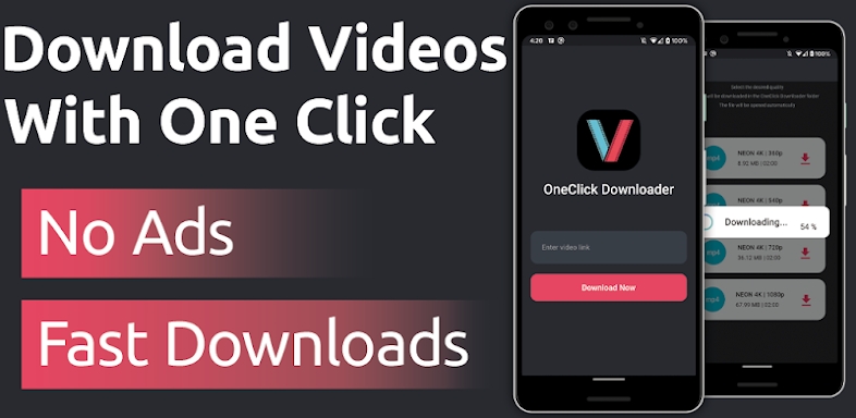 OneClick Downloader - Video Downloader Pro 4K screenshots