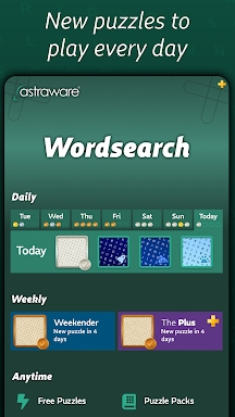 Astraware Wordsearch screenshots
