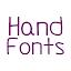 Fonts Hand Message Maker icon
