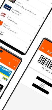 mobile-pocket loyalty cards screenshots