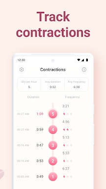 Contraction Counter & Timer screenshots