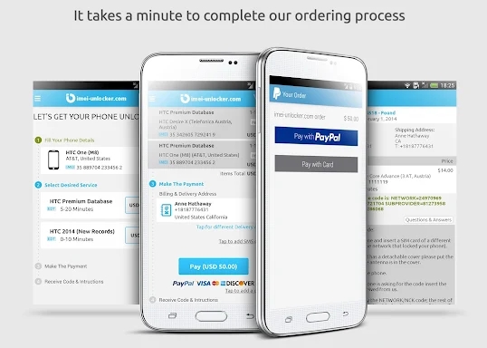 SIM Unlock for Samsung Galaxy screenshots