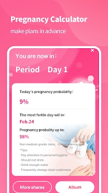 Pregnancy Test & Tracker screenshots