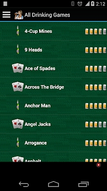 101 Drinking Games screenshots