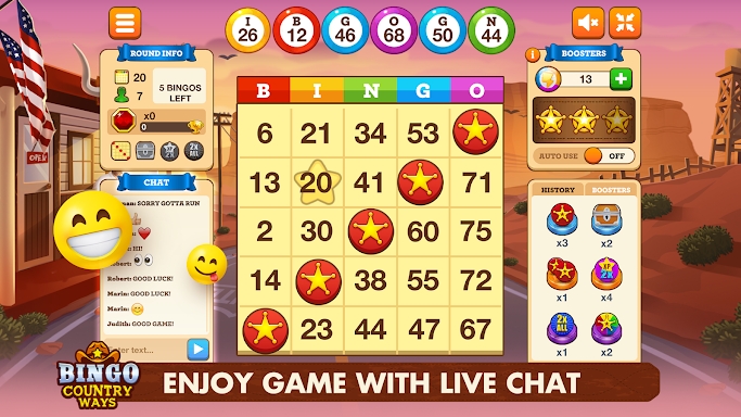 Bingo Country Ways: Live Bingo screenshots