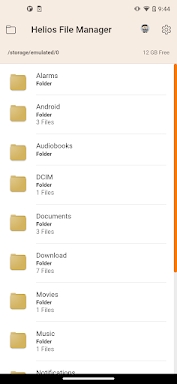 Helios File Manager screenshots