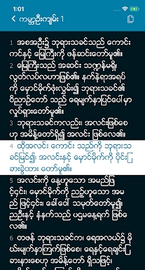 Myanmar Bible screenshots