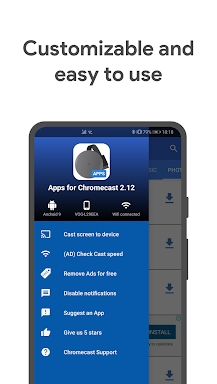 Apps for Chromecast Guide screenshots