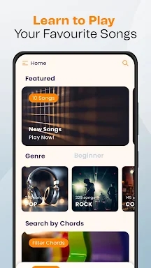 Guitar Tuner & Play FourChords screenshots