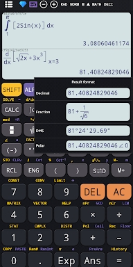 Scientific calculator plus 991 screenshots