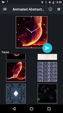 Animated Abstract Watch Face screenshots