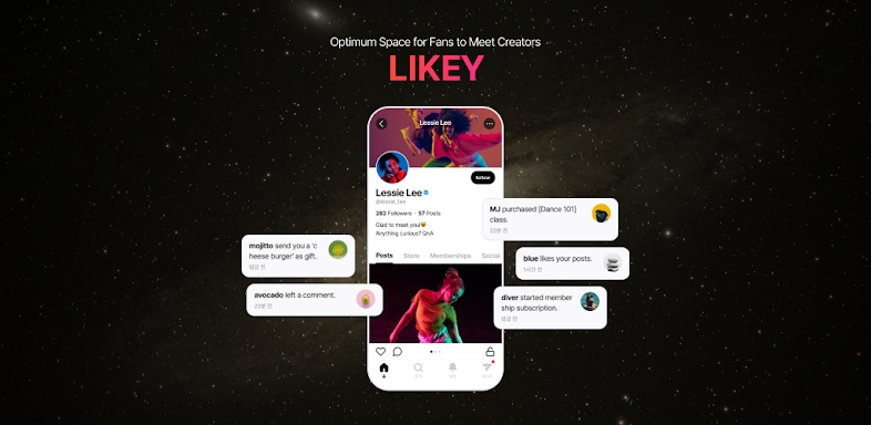 Likey - Interact with creators screenshots