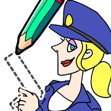 Draw Happy Police - Draw Games screenshots