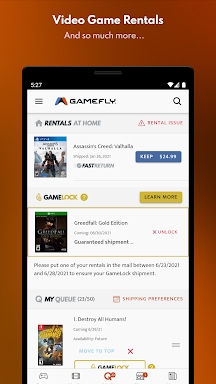 GameFly screenshots