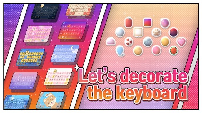 Deco Keyboard - emoji, fonts screenshots