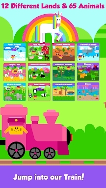 Kids Train Games -Animal Train screenshots