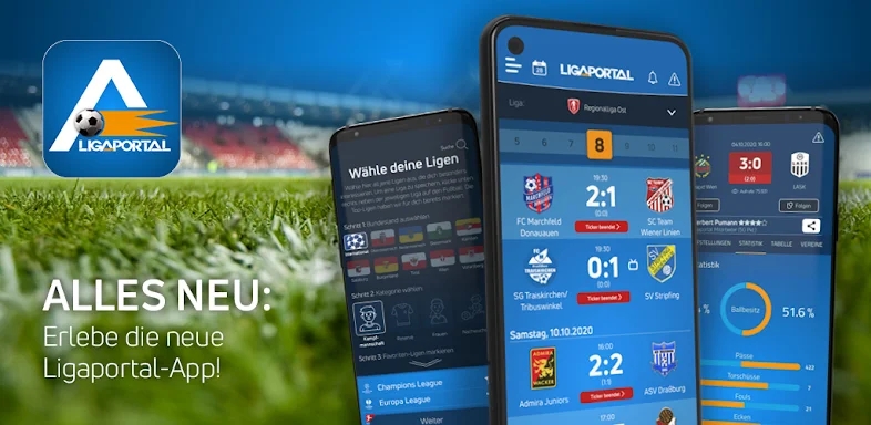 Ligaportal Fußball Live-Ticker screenshots