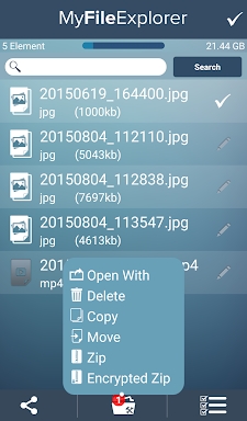 My File Explorer screenshots