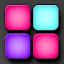 Neon Warp: color puzzle icon