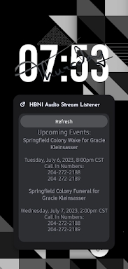 HBNI Audio Stream Listener screenshots