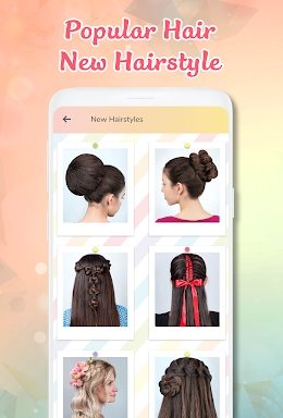 Hairstyles step by step screenshots