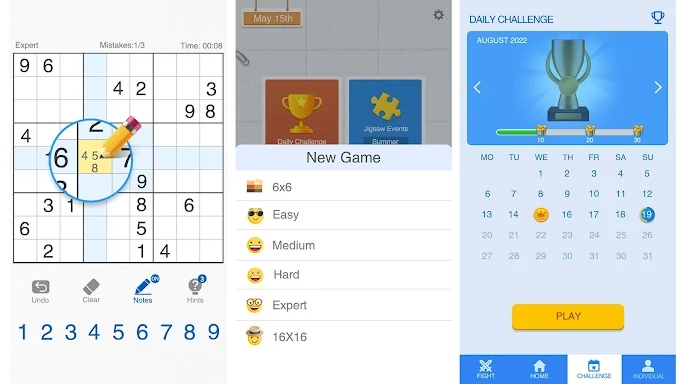 Sudoku-Classic Brain Puzzle screenshots