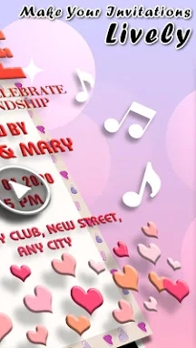 PartyZa Video Invitation Maker screenshots
