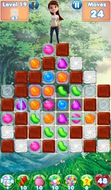 Candy Girl - Cute match 3 game screenshots