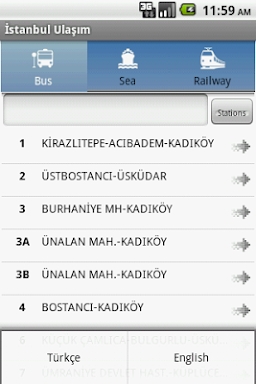 Istanbul Ulasim screenshots
