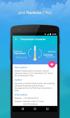 Temperature Metric Converter screenshots