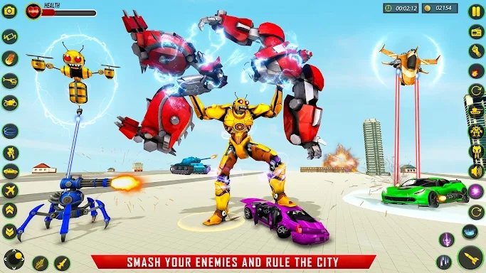 Bee Robot Car Transform Games screenshots