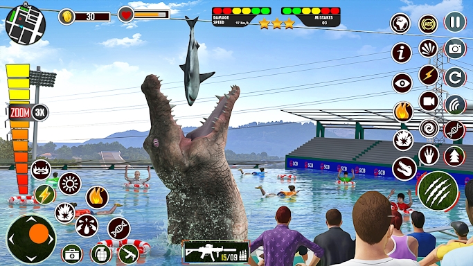 Hungry Animal Crocodile Games screenshots