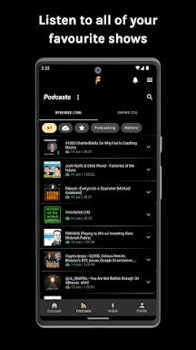 Fountain Podcasts screenshots