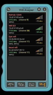 Wifi Analyser screenshots
