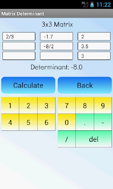 Matrix Determinant Calculator screenshots