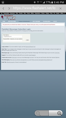 FlashAlert Messenger screenshots