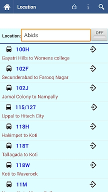 Hyderabad RTC Info screenshots