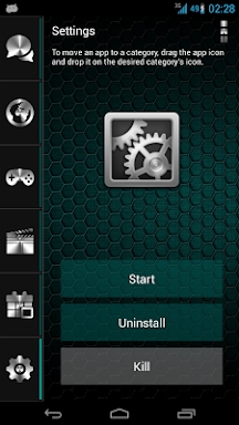 Metal Theme for Smart Launcher screenshots