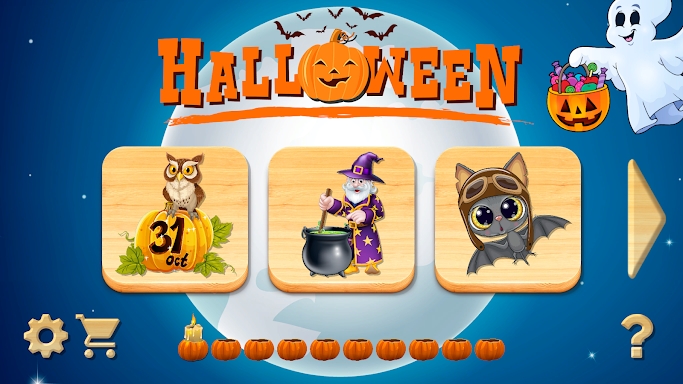 Halloween Puzzles for Kids screenshots