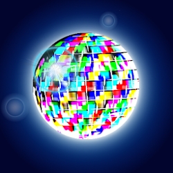 Disco Light: Flashlight with Strobe Light & Music