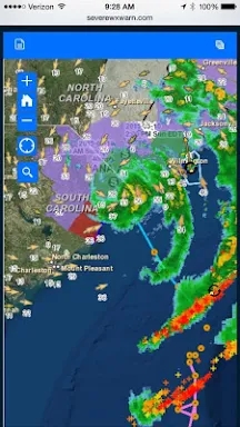 Tornado Tracker Weather Radar screenshots