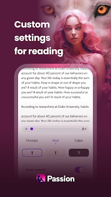 Passion: Reading App screenshots