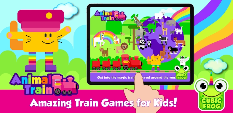 Kids Train Games -Animal Train screenshots