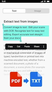 PDF Scanner - OCR, PDF Creator screenshots