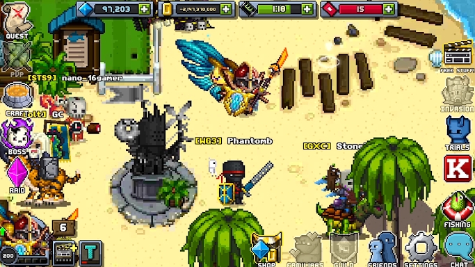 Bit Heroes Quest: Pixel RPG screenshots