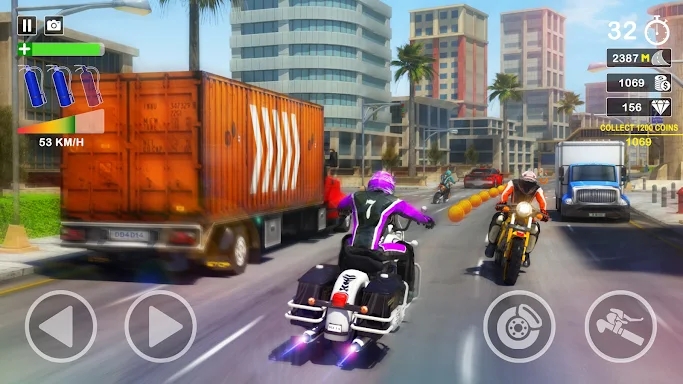 Turbo Racer - Bike Racing screenshots