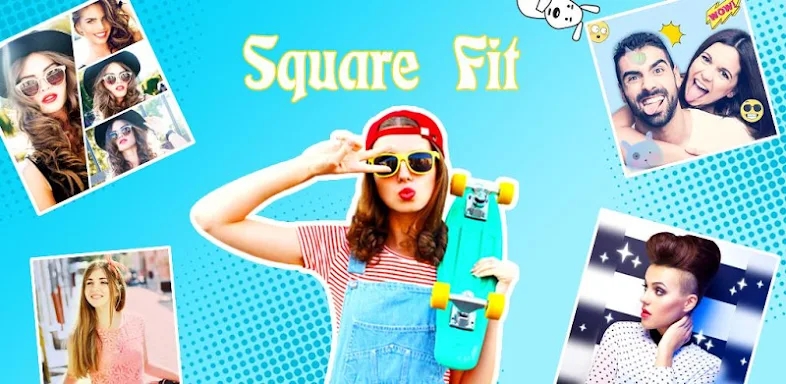 Square Fit - Blur Photo Editor screenshots