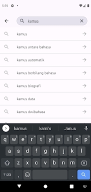 Kamus Pro Malay-English Dict screenshots