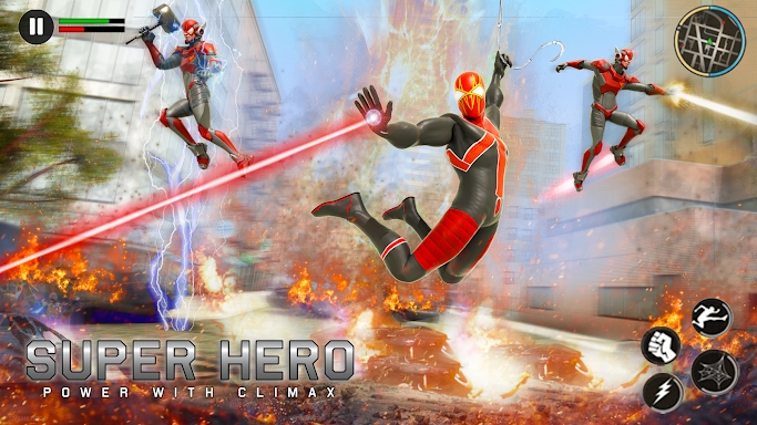 Flying Hero: Spider Rope Hero screenshots