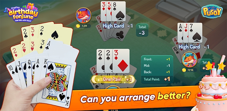 Pusoy ZingPlay - 13 cards game screenshots